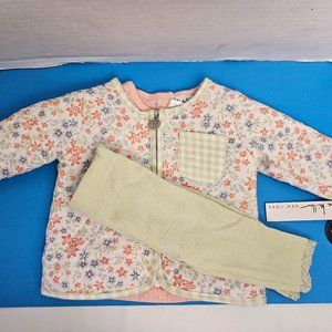 New with Tags baby outfit 0/3 months Nicole miller new york girl 3 piece outfit